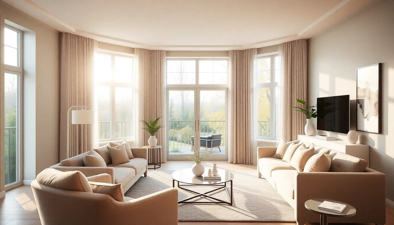 Enhance your stay at Bloomsbury Residences with this inviting and stylish living room setup.