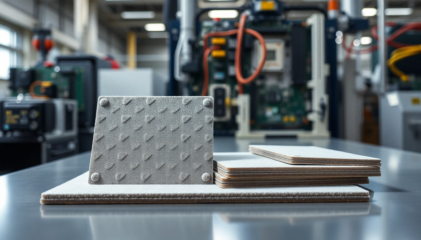 Explore thermal management materials, highlighting superior gap and silicone pads in a professional setting.
