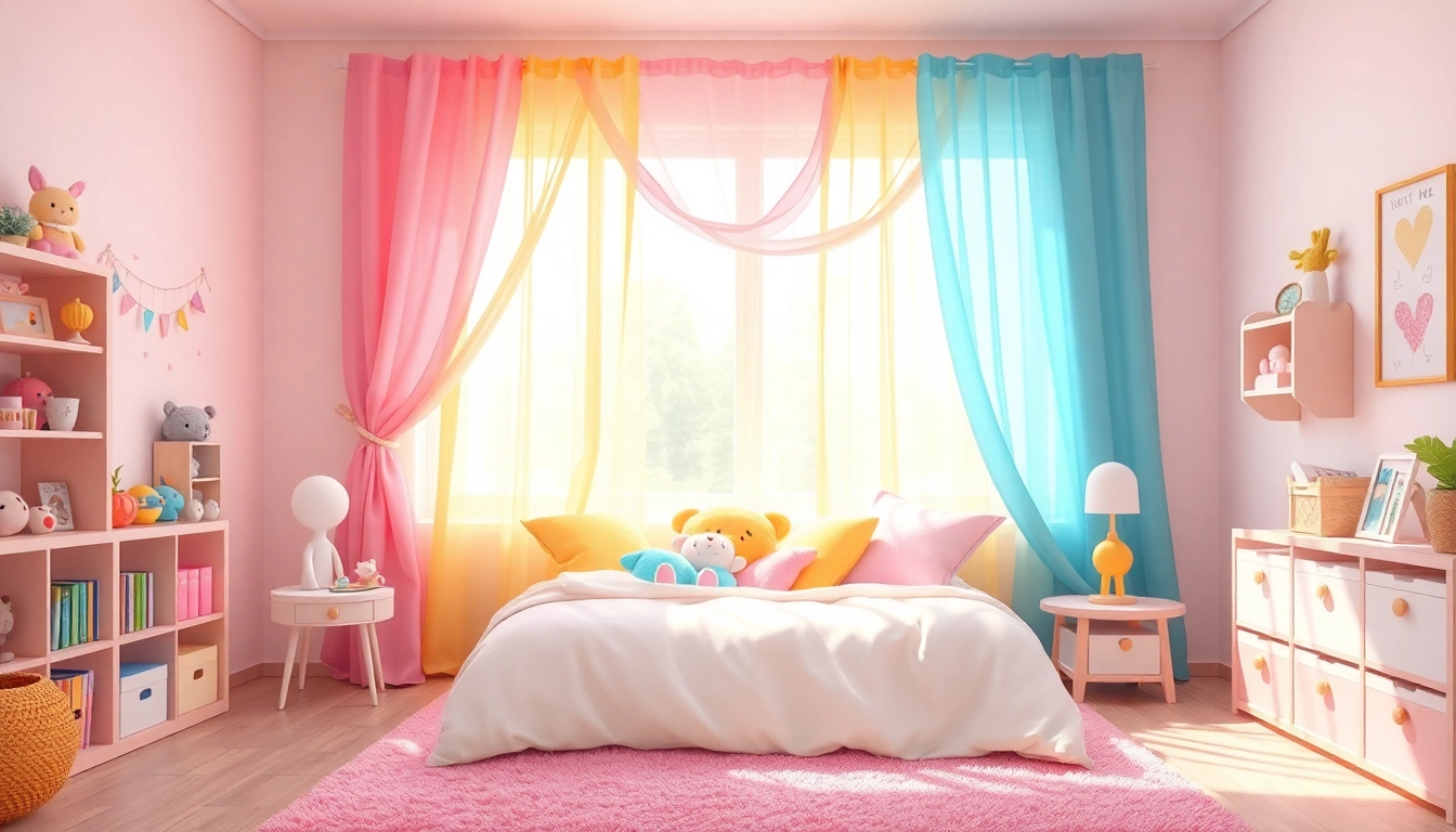 Transform Your Child’s Space with Delightful Kids Room Curtains