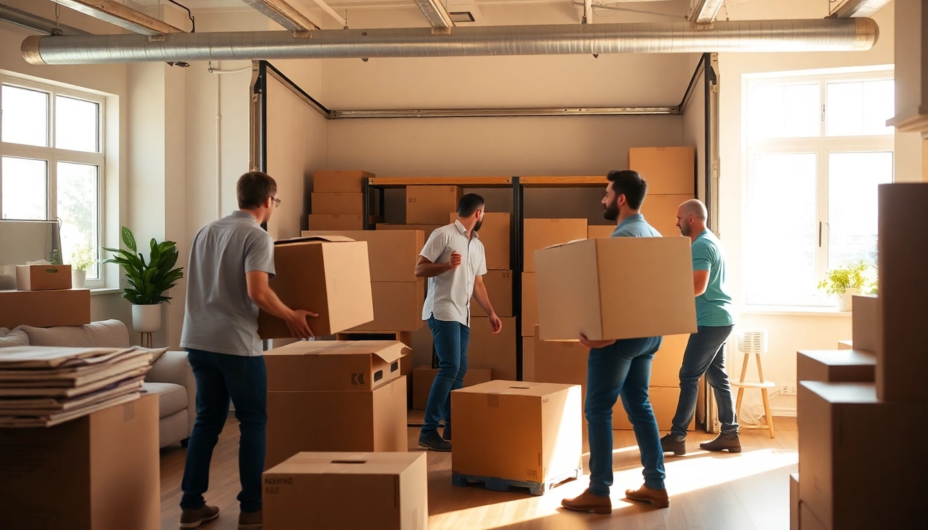 Professional Umzugsfirma Erlangen team efficiently packing and moving, ensuring a stress-free experience.
