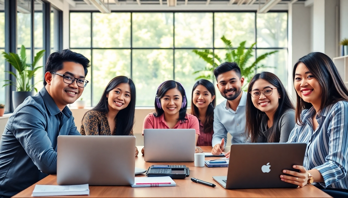 Explore virtual assistant jobs in the Philippines with dedicated professionals collaborating effectively.