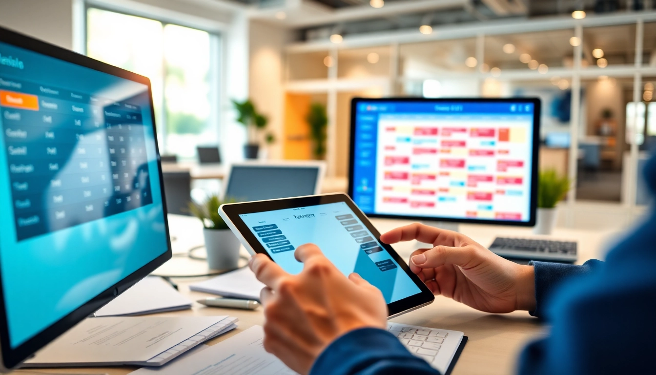 Streamline your Reservation Services with a professional booking workspace featuring technology and organization.
