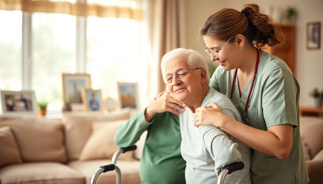 skilled senior caregivers austin tx supporting elderly clients in a cozy home environment