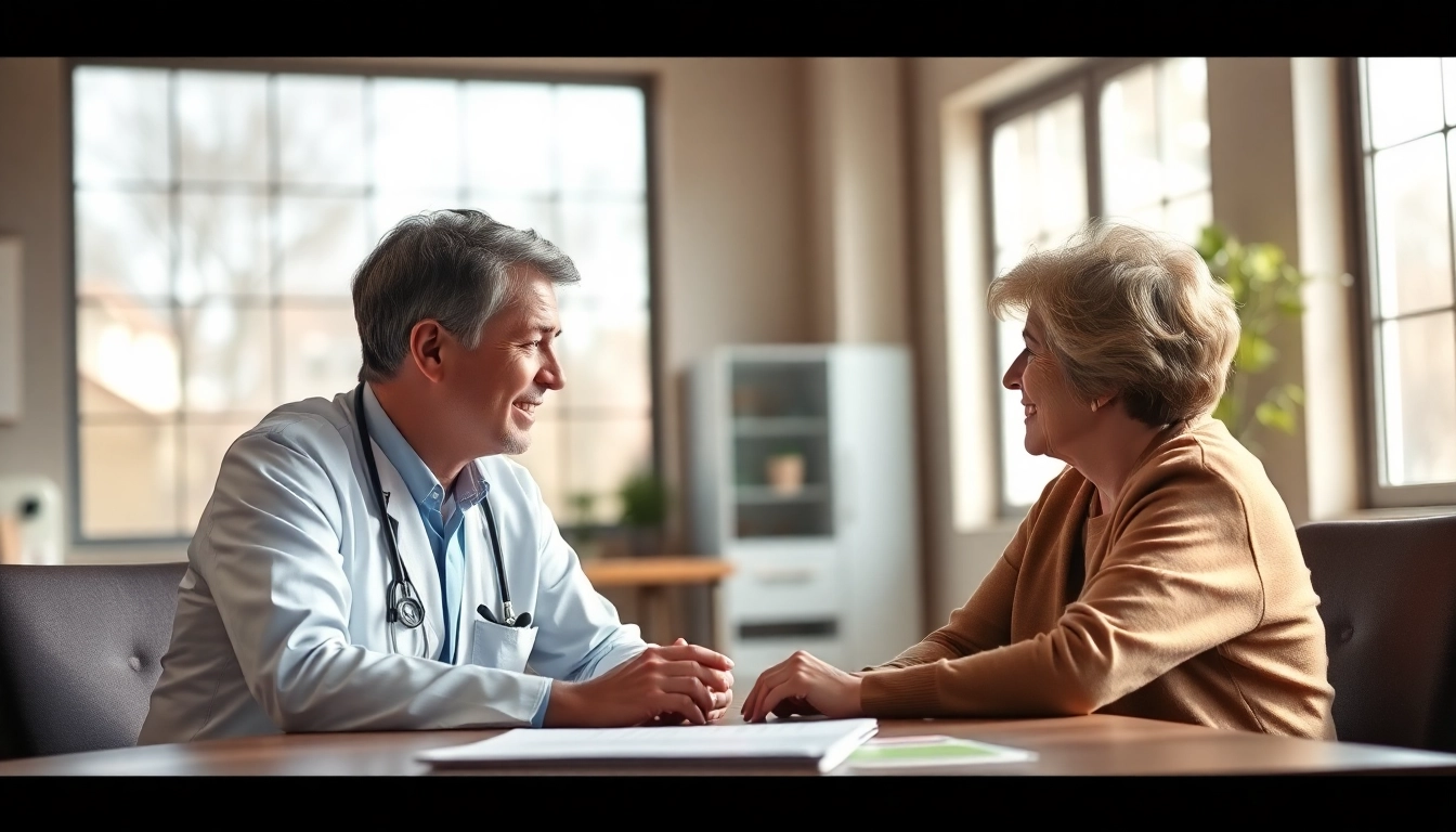 Healthcare support for chronic illnesses in a compassionate clinic environment.
