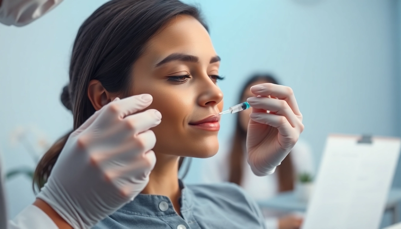 Experience the benefits of botox for migraines in a relaxing medical spa during treatment session.