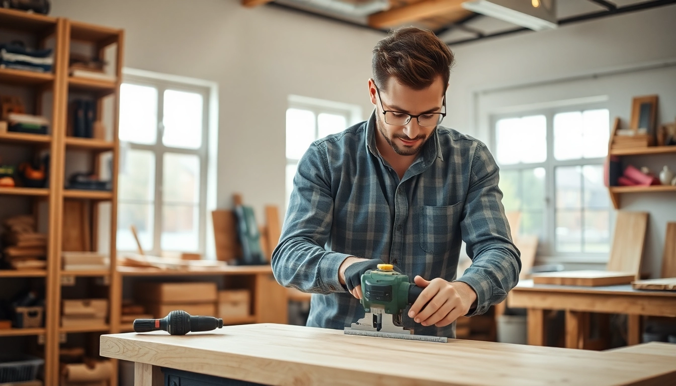 Join a carpentry apprenticeship near me with skilled carpenters at work in a professional setting.
