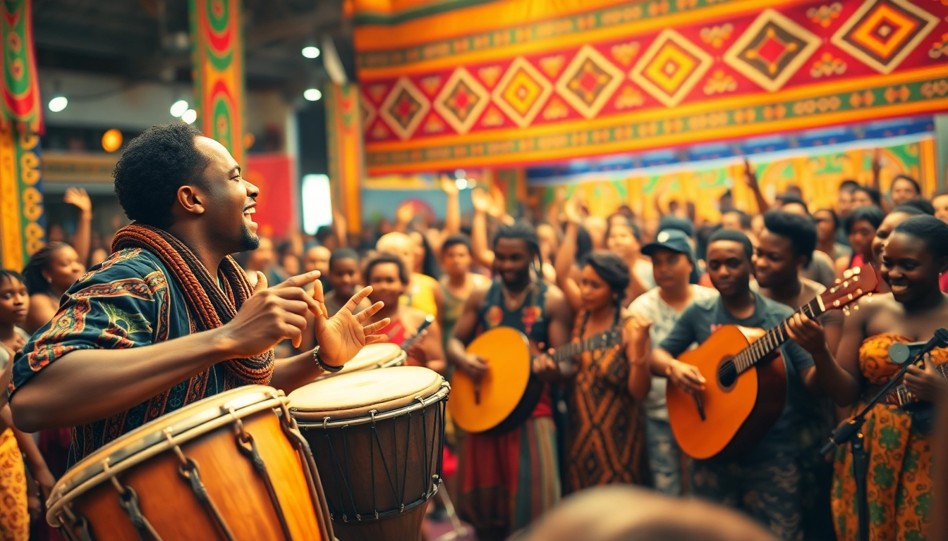 Experience vibrant energy during a Premium African music experience with live performances and traditional instruments.