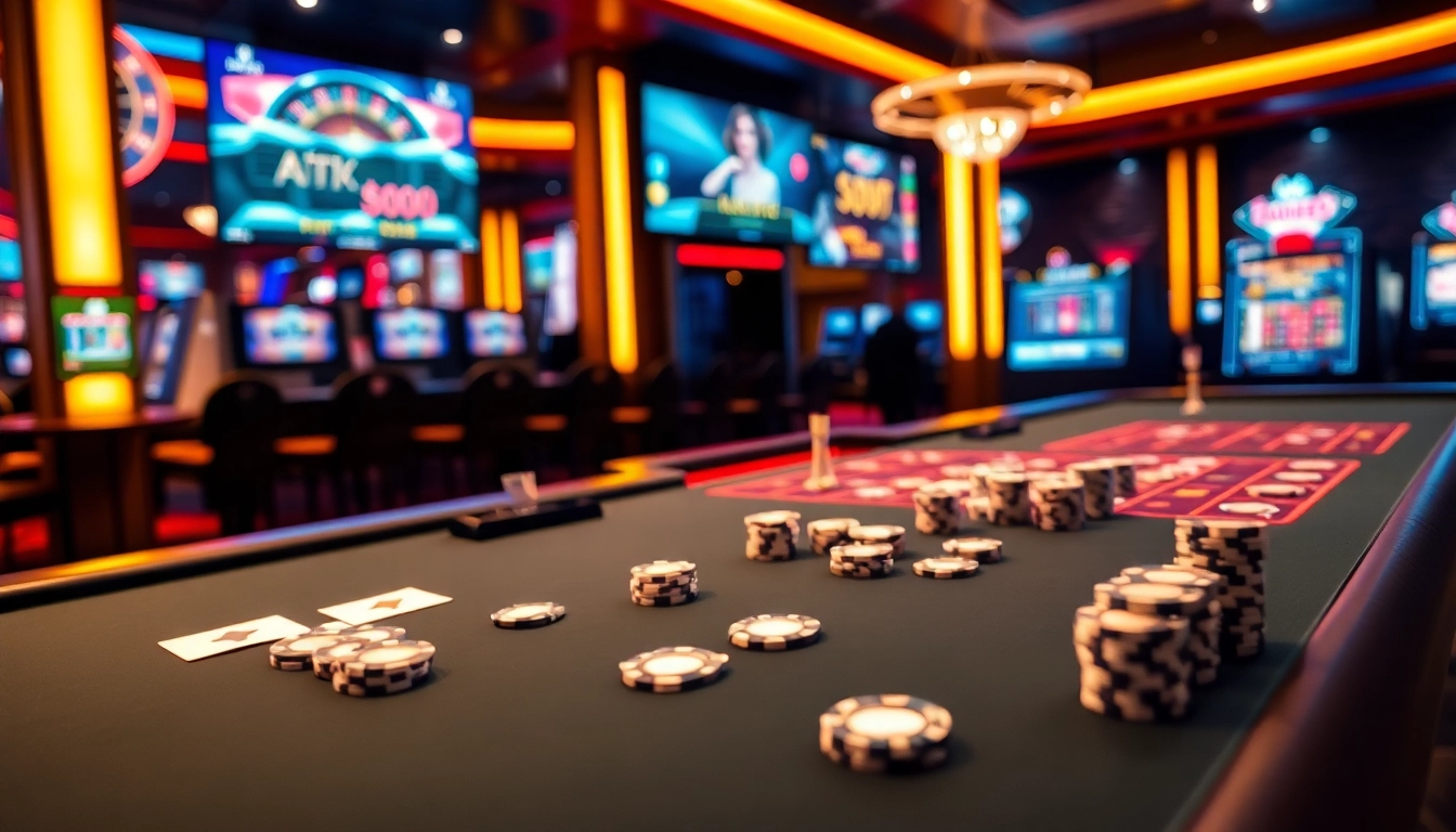 Experience thrilling gaming at TPower casino, featuring a vibrant online casino atmosphere.