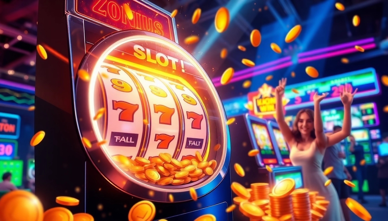 Menyaksikan keseruan pada situs slot batman138 dengan mesin slot yang berputar dan pemain yang bersenang-senang.
