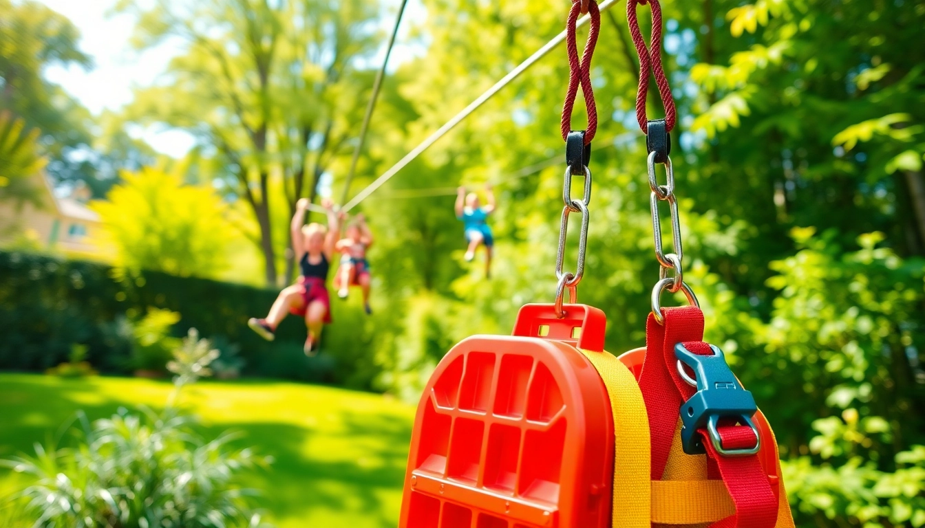 Enjoy thrilling adventures with high-quality ZIP WIRE KITS, designed for family fun in your backyard.