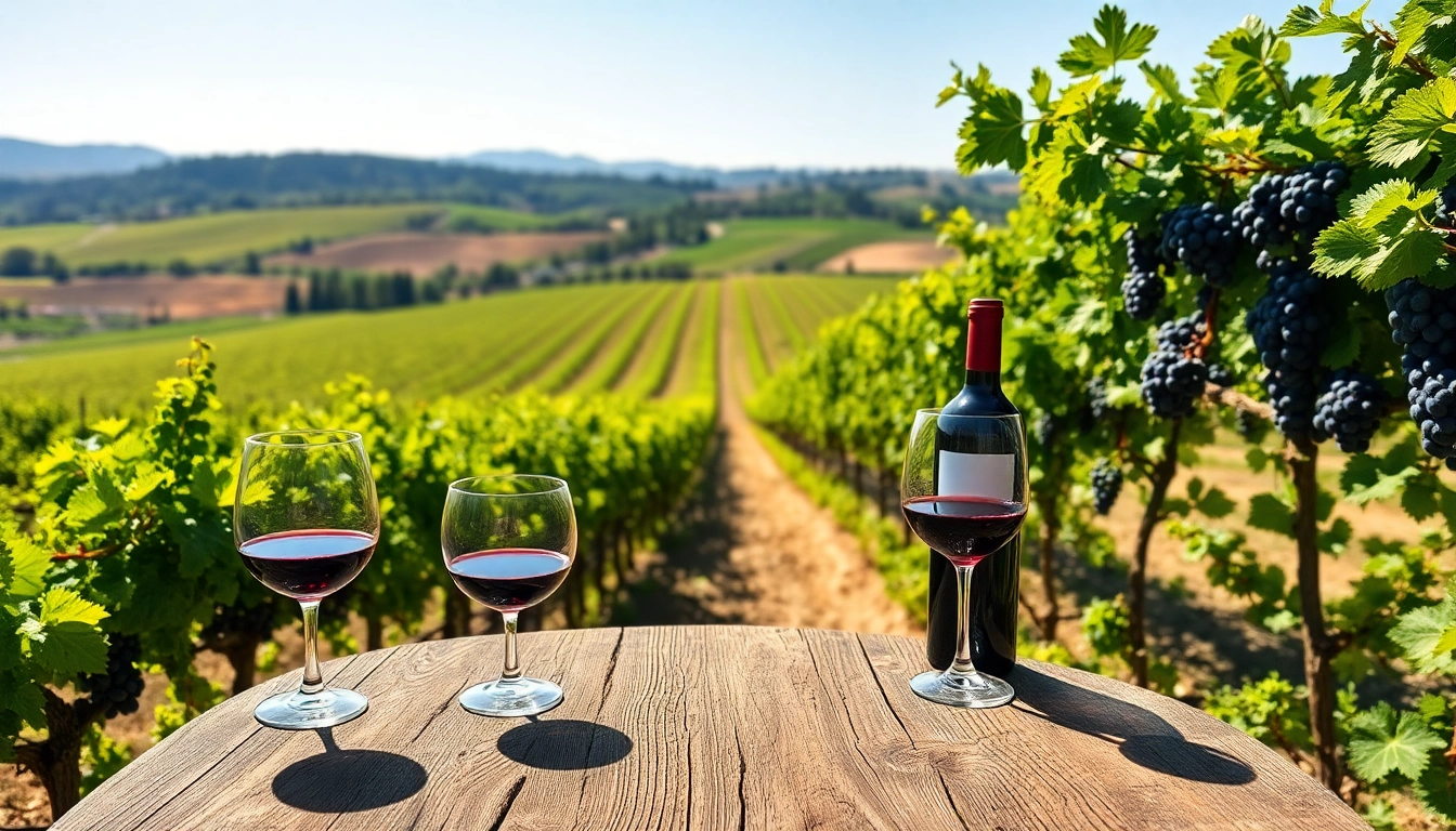 Visit wineries in Clarksburg showcased with lush vineyards and tasting experiences.