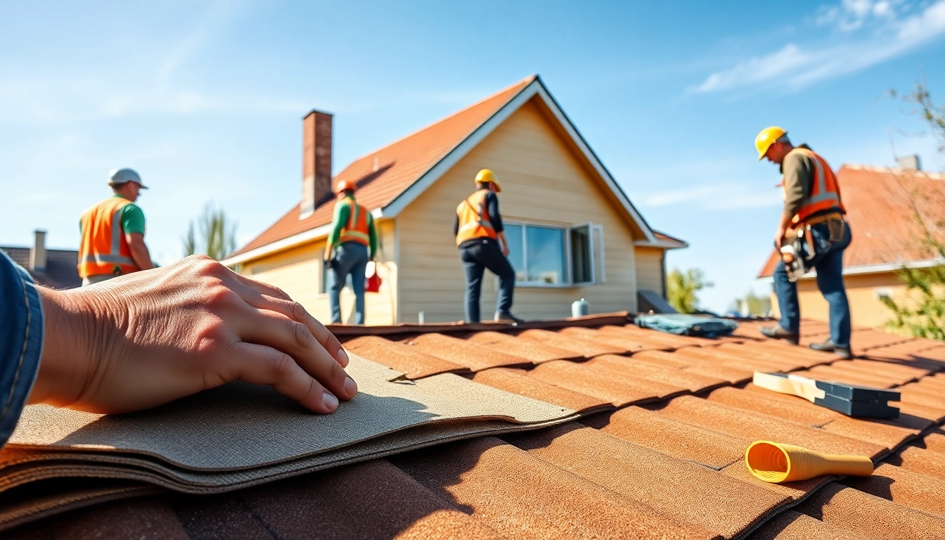Dakspecialist Arnhem expertly renovating a roof with a hands-on approach showcased in a professional setting.